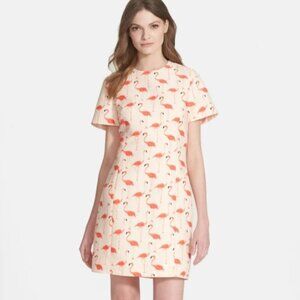 Kate Spade New York A-line Flamingo Print Mini Dress Size: S/US 4